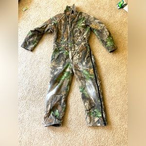 RedHead Youth Camo Overalls Size 12 - Real Tree Hardwoods